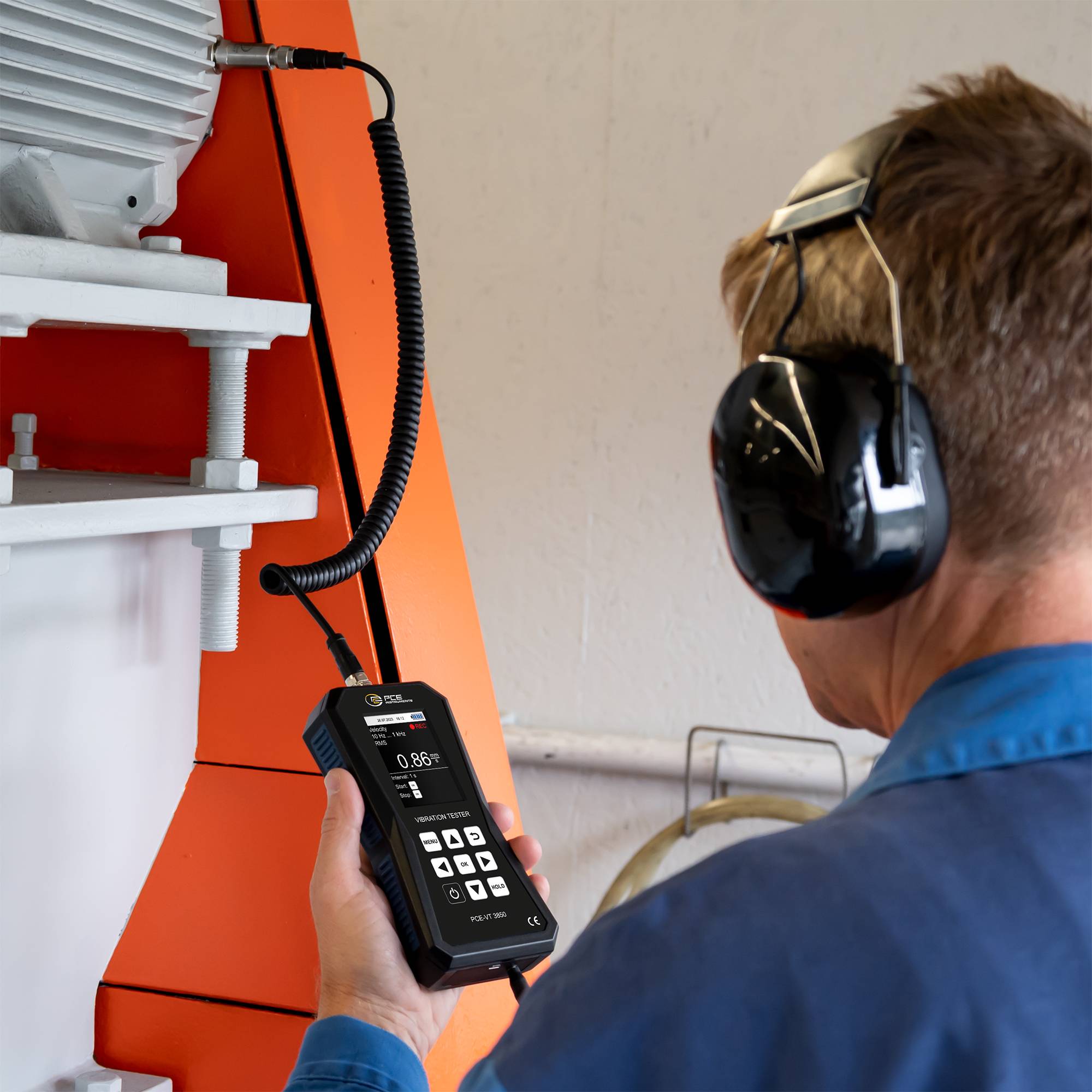 PCE Instruments PCE-VT 3850 Vibrationsmessgerät ±2%