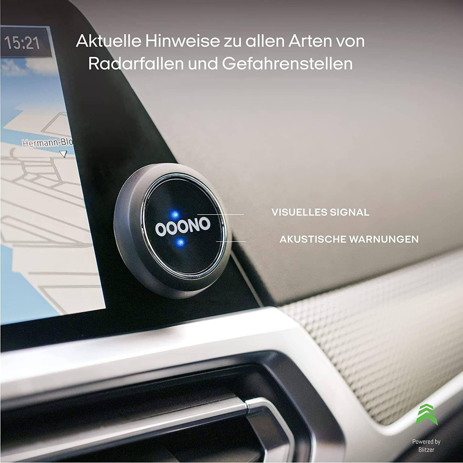 OOONO INT-1106 CO-DRIVER NO1 Verkehrsalarm (Ø x H) 44 mm x 14 mm