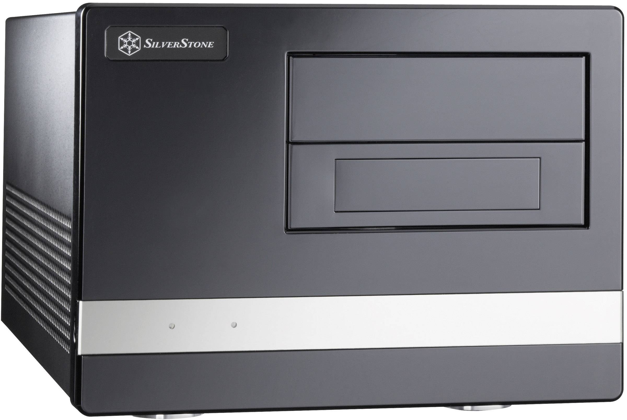 Silverstone SST-SG02B-F Mini-Tower PC-Gehäuse Schwarz