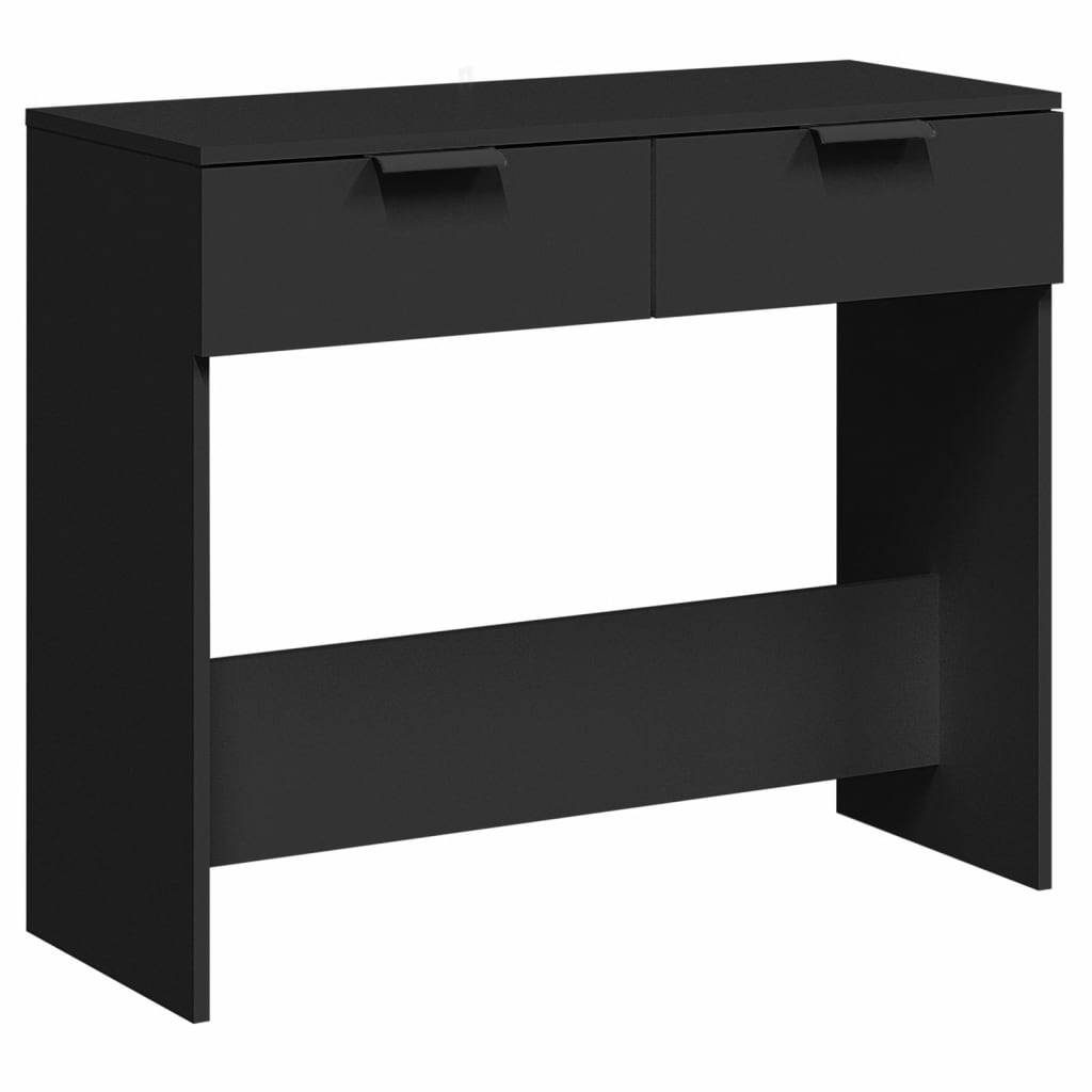vidaXL Konsolentisch Schwarz 90x36x75 cm Holzwerkstoff