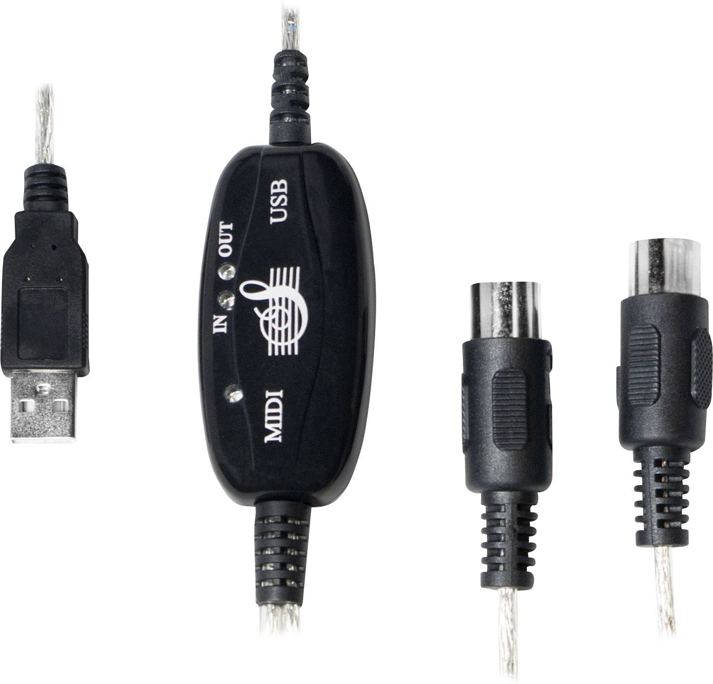 USB-MIDI-KABEL 871280 USB-Midi-Kabel
