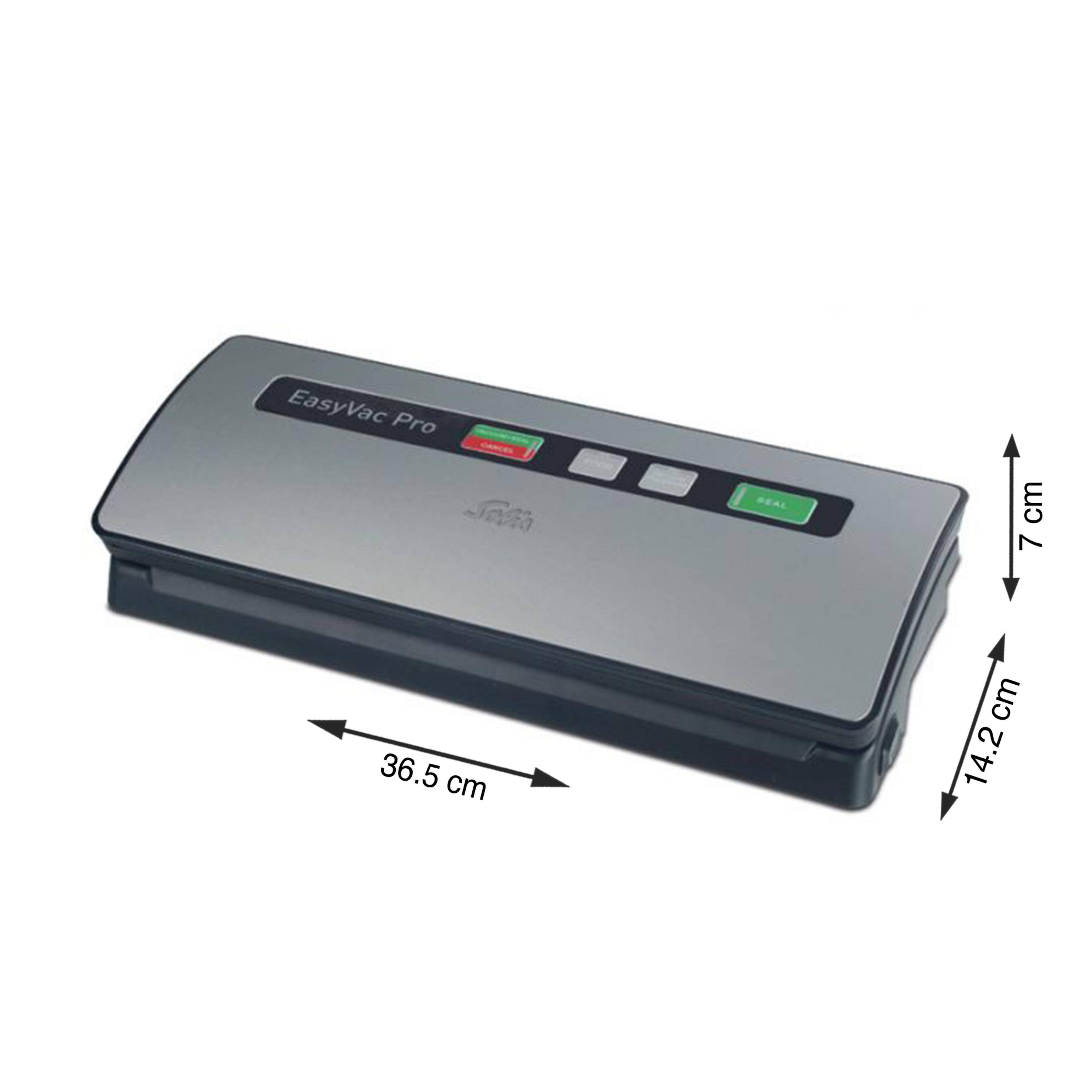 SOLIS Easy Vac Pro 569 - Schwarz - Silber - 800 mbar - 120 W - 1,45 kg - 365 x 142 x 70 mm