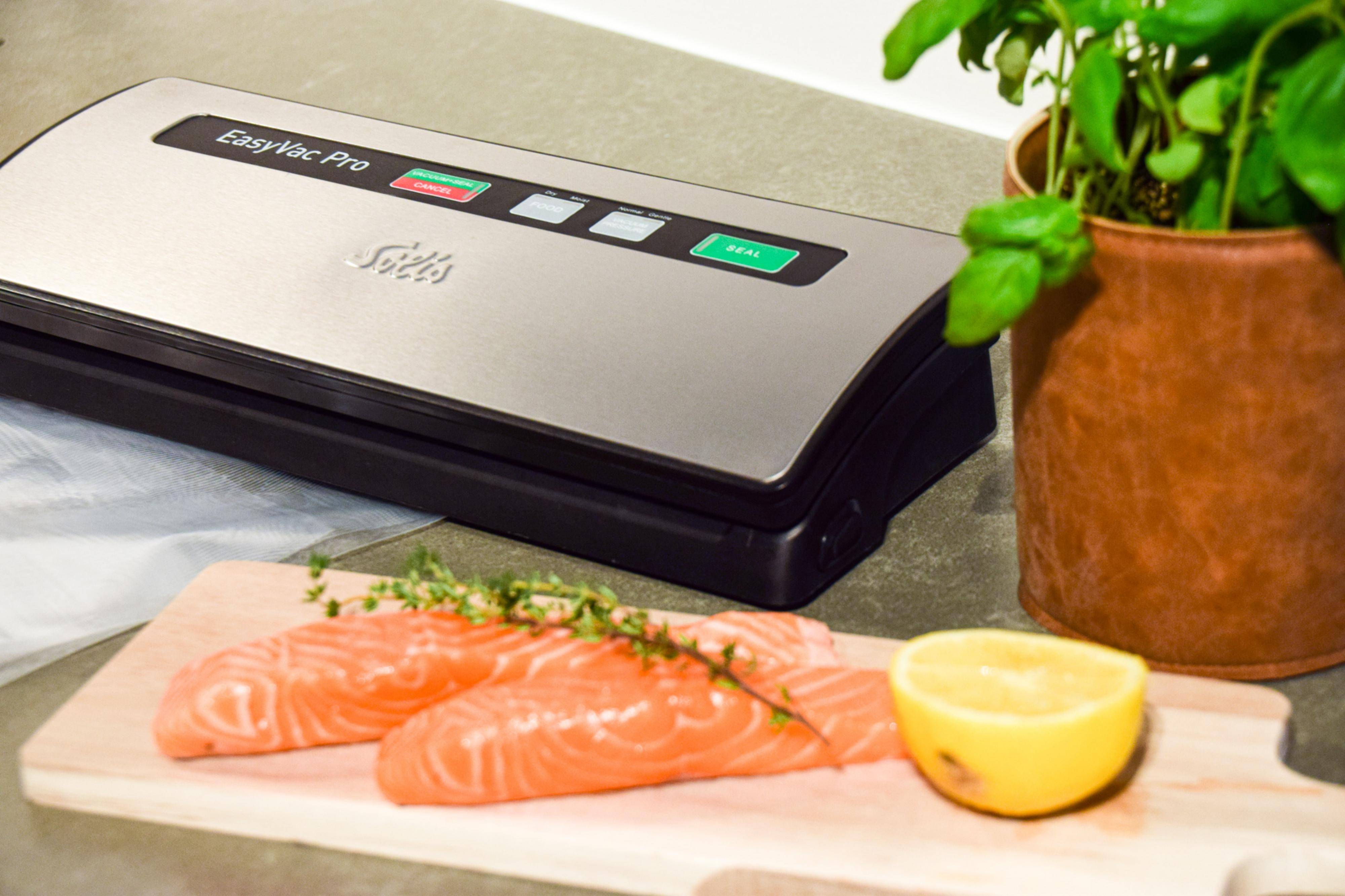 SOLIS Easy Vac Pro 569 - Schwarz - Silber - 800 mbar - 120 W - 1,45 kg - 365 x 142 x 70 mm