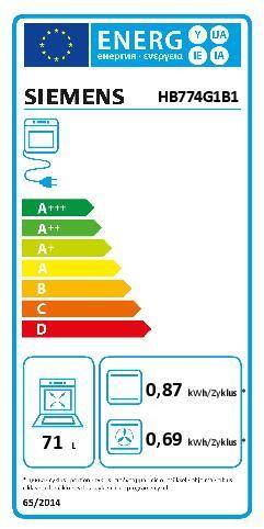 Siemens MDA EB-Backofen HB774G1B1