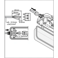 Ledvance Feuchtraumleuchte Housing für T8-Tubes DPHOUS1200P1XLP IP65 Ledvance Feuchtraumleuchte Housing für T8-Tubes DPHOUS1200P1XLP IP65