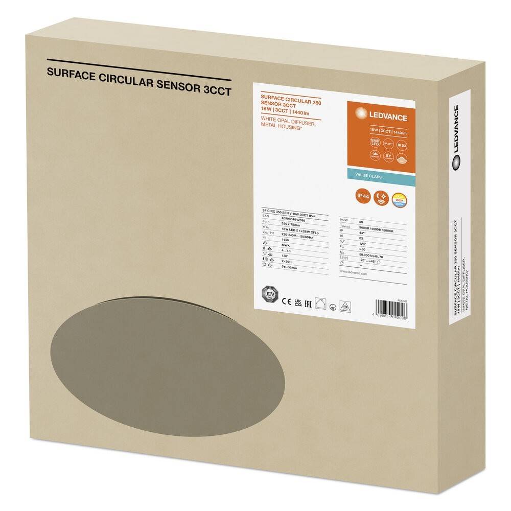 Ledvance LED-Wand-u.Deckenleuchte