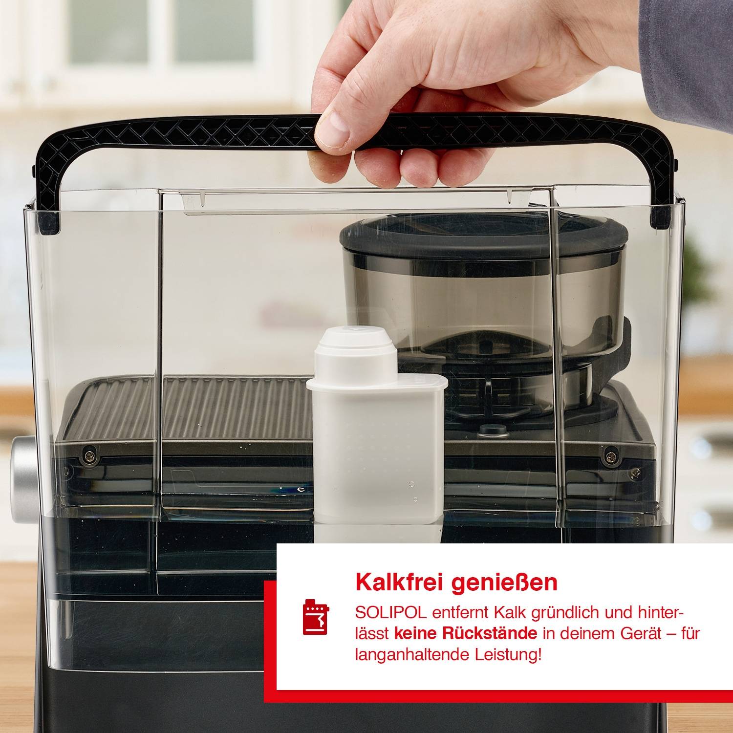 Solis Entkalkungsmittel, Solipol Special, 1L, Enkalker für Espressomaschinen