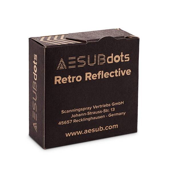 AESUBdots - Targets retro easy 6 mm AESD206 3000 Stück / Rolle