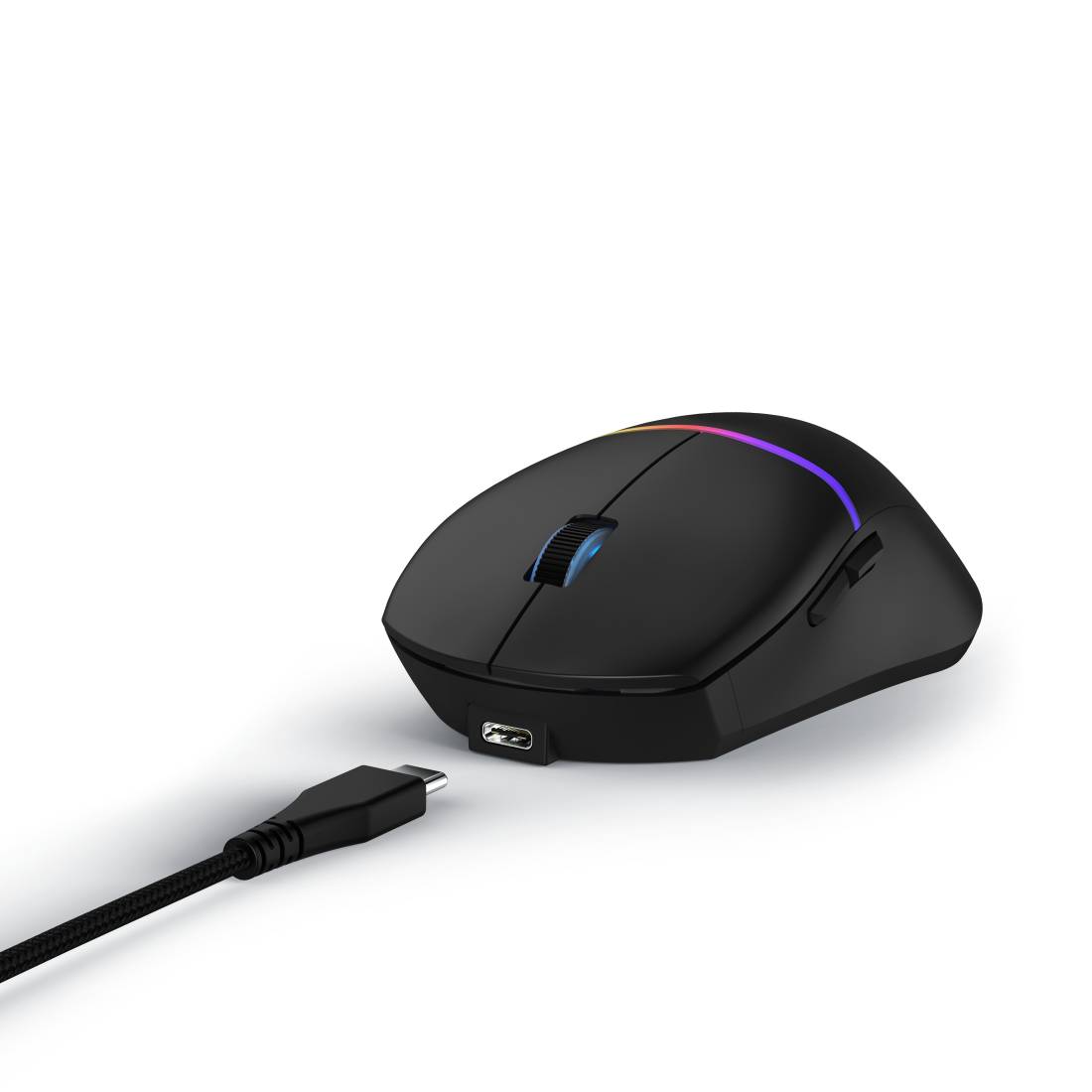 uRage Reaper 330, rechts, Optisch, USB Typ-A, 8000 DPI, 1 ms, Schwarz