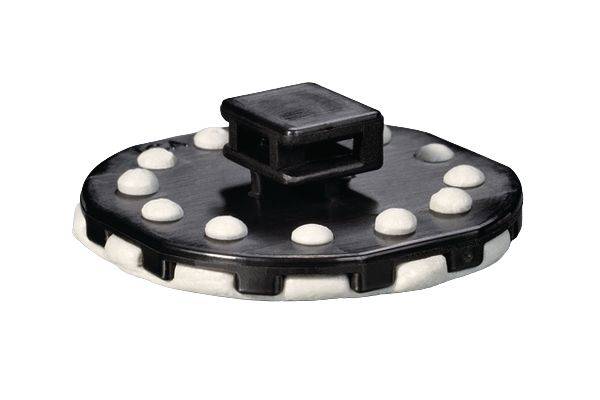 HellermannTyton Befestigungssockel selbstklebend Schwarz 36mm x 36 mm → 4.8mm Kabelbinder // Packung a 100 Stück