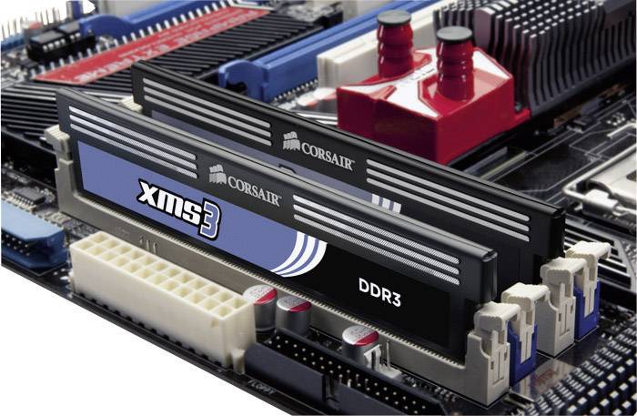 Corsair XMS3 PC-Arbeitsspeicher Kit DDR3 8GB 2 x 4GB 1333MHz 240pin DIMM CL9 9-9-24 CMX8GX3M2A1333C9