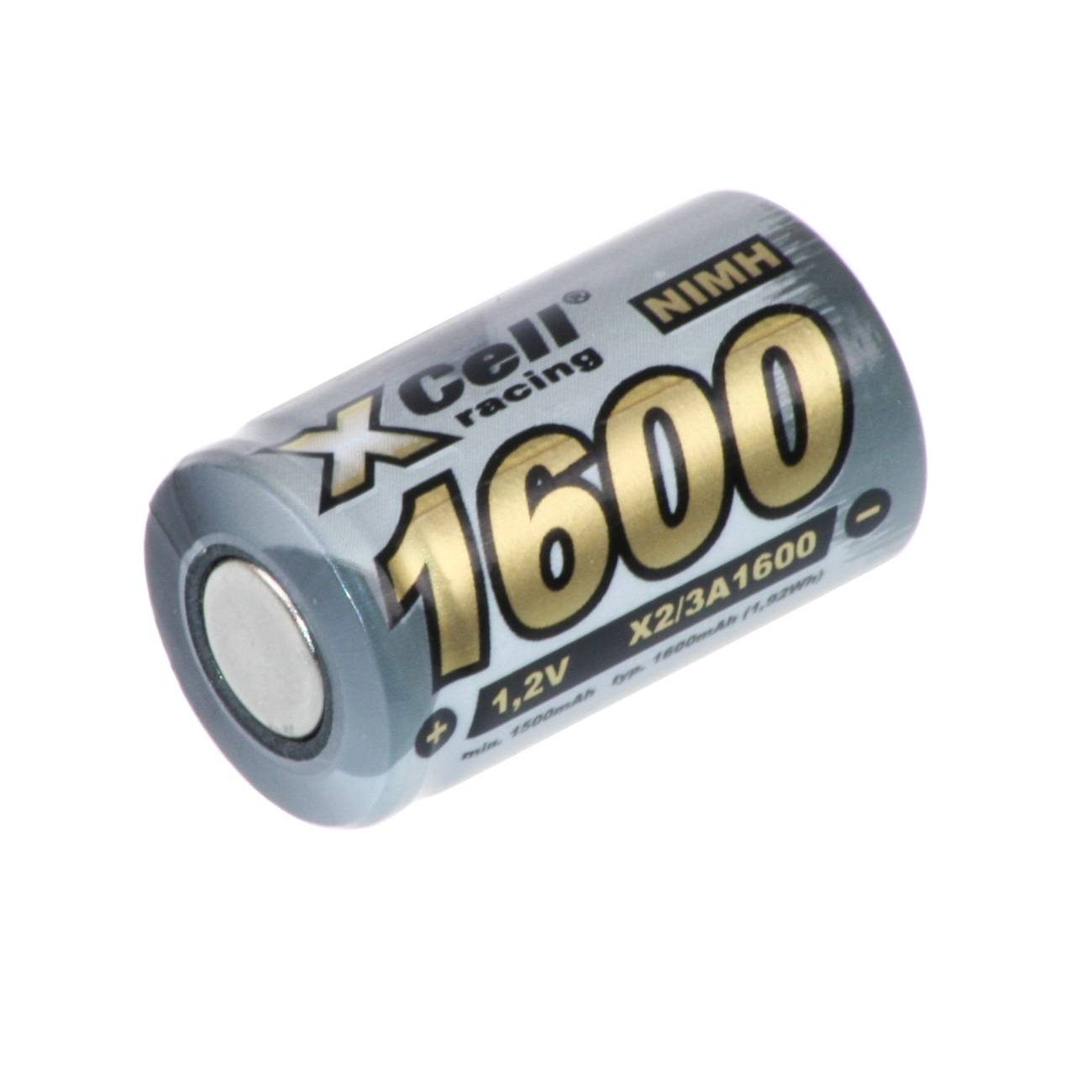 XCell X2/3A1600 NiMH-Akku 1600mAh 2/3A