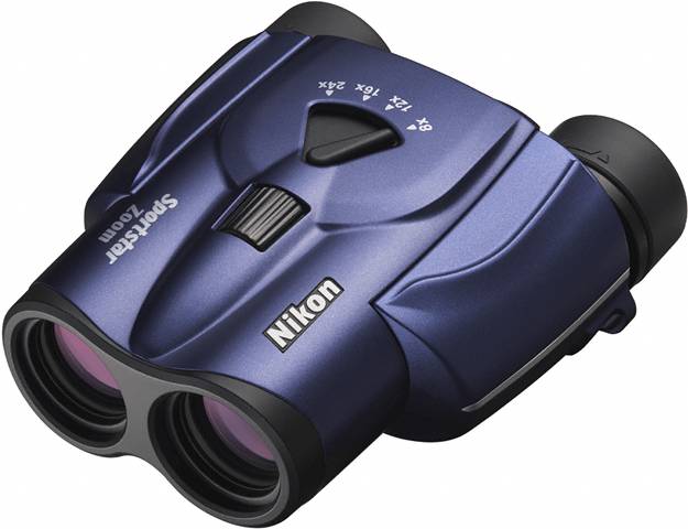 Nikon Zoom-Fernglas BAA870WC 8 x - 24 x 25 mm Dachkant Blau BAA870WC