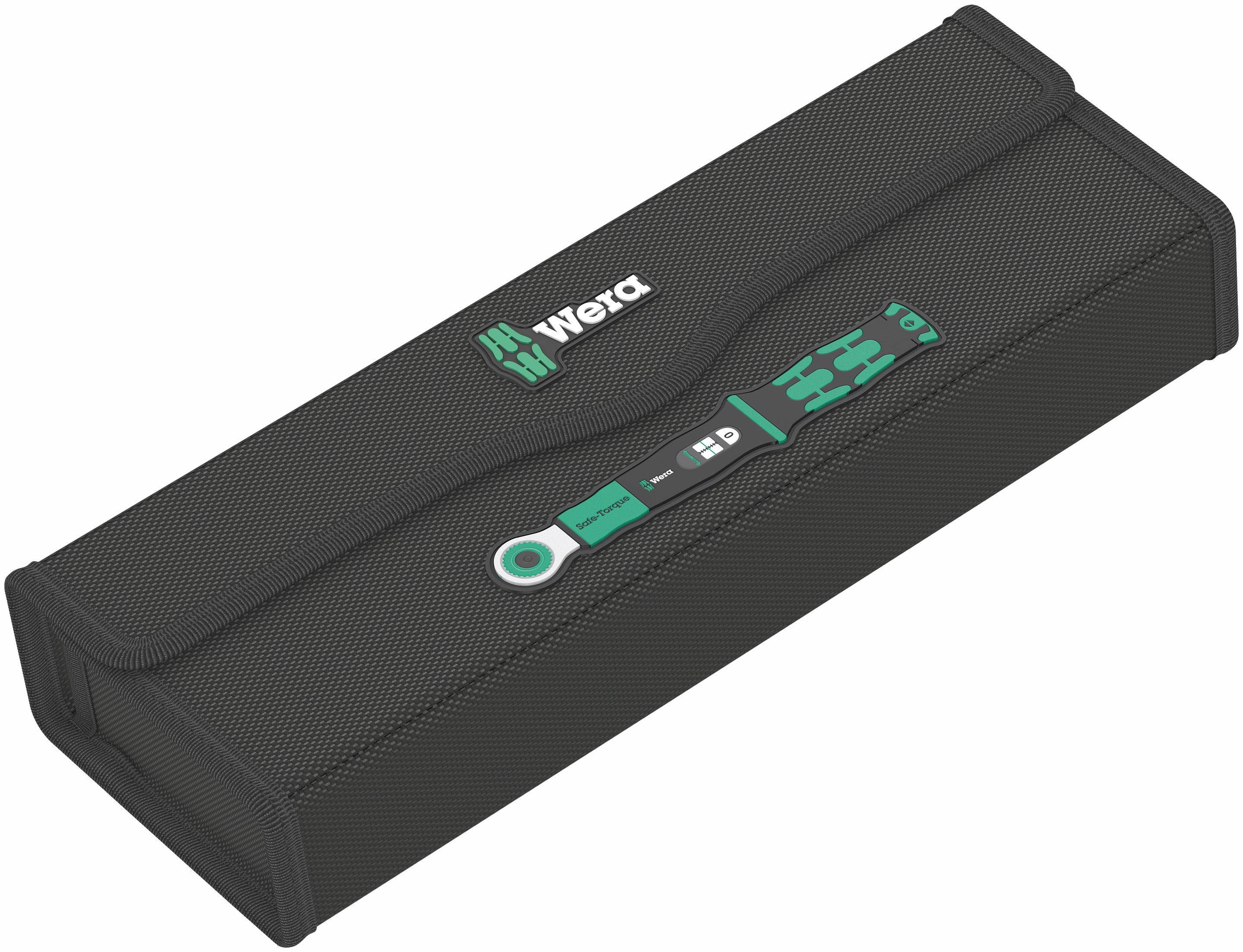 Wera Safe-Torque A 2 Set 1 - Drehmomentschlüssel mit Ratschenfunktion und Bit- sowie Steckschlüsselsatz
