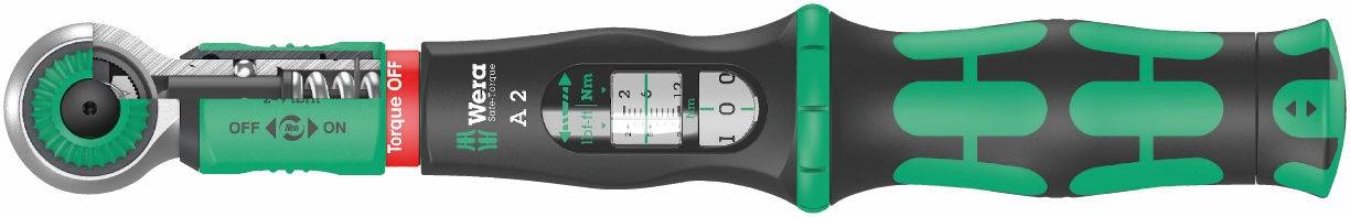 Wera Safe-Torque A 2 Set 1 - Drehmomentschlüssel mit Ratschenfunktion und Bit- sowie Steckschlüsselsatz