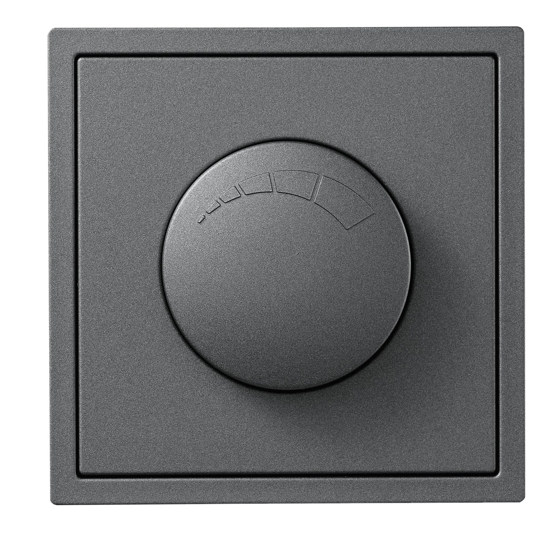 LED-Dimmer für elektronische Trafos McPower "Shallow" 250V~/300W, anthrazit