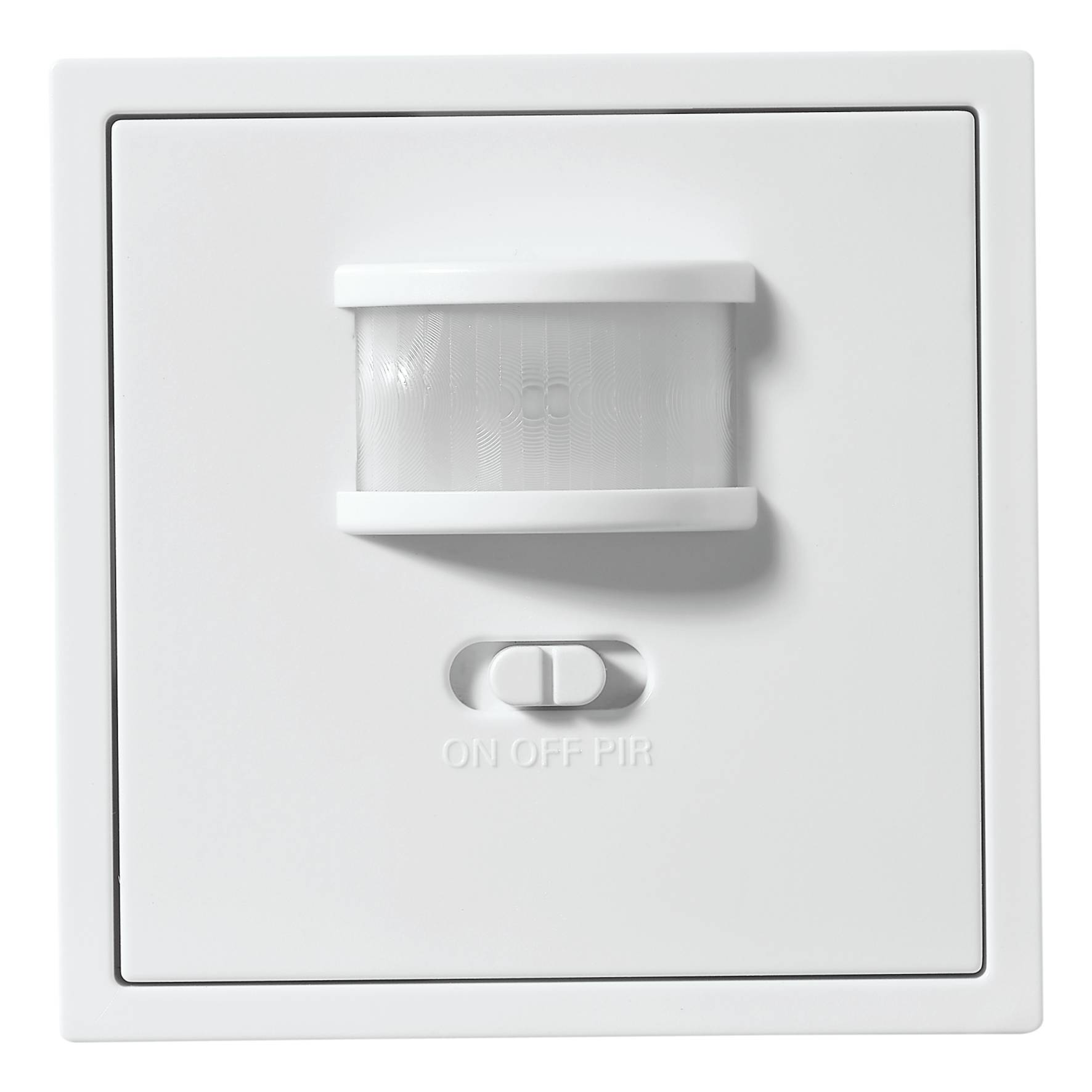 Unterputz IR Bewegungsmelder McPower "Shallow" 160°, 750W, LED geeignet, weiß