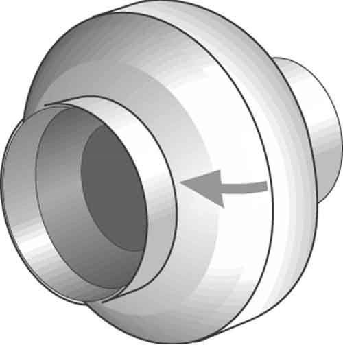 Helios Ventilatoren Radial-Rohrventilator L-RRK 1