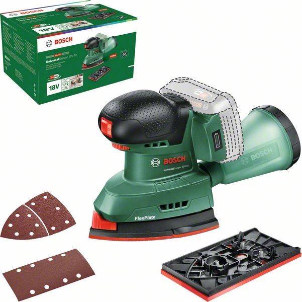 Bosch Home and Garden UniversalSander 18V-10 06033E3100 Exzenterschleifer ohne Akku 18V