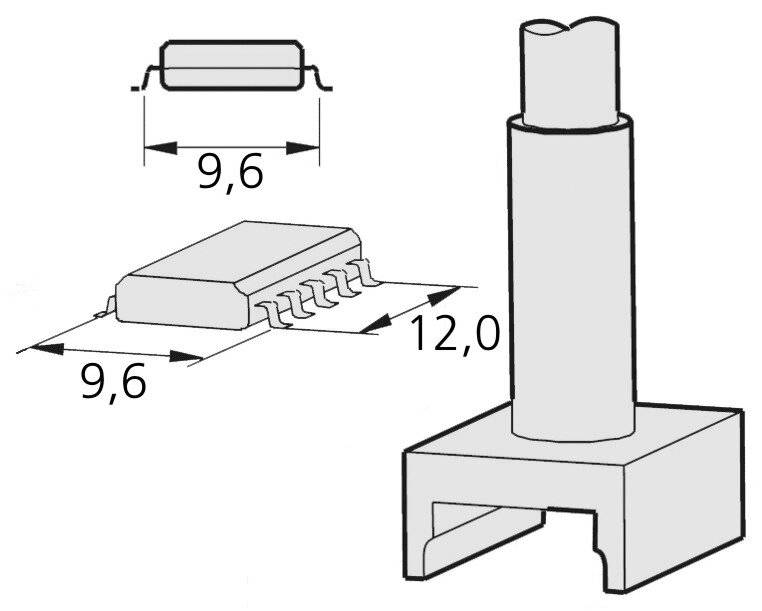 Entlötspitze Tunnel 9,6 x 12 mm, C245305