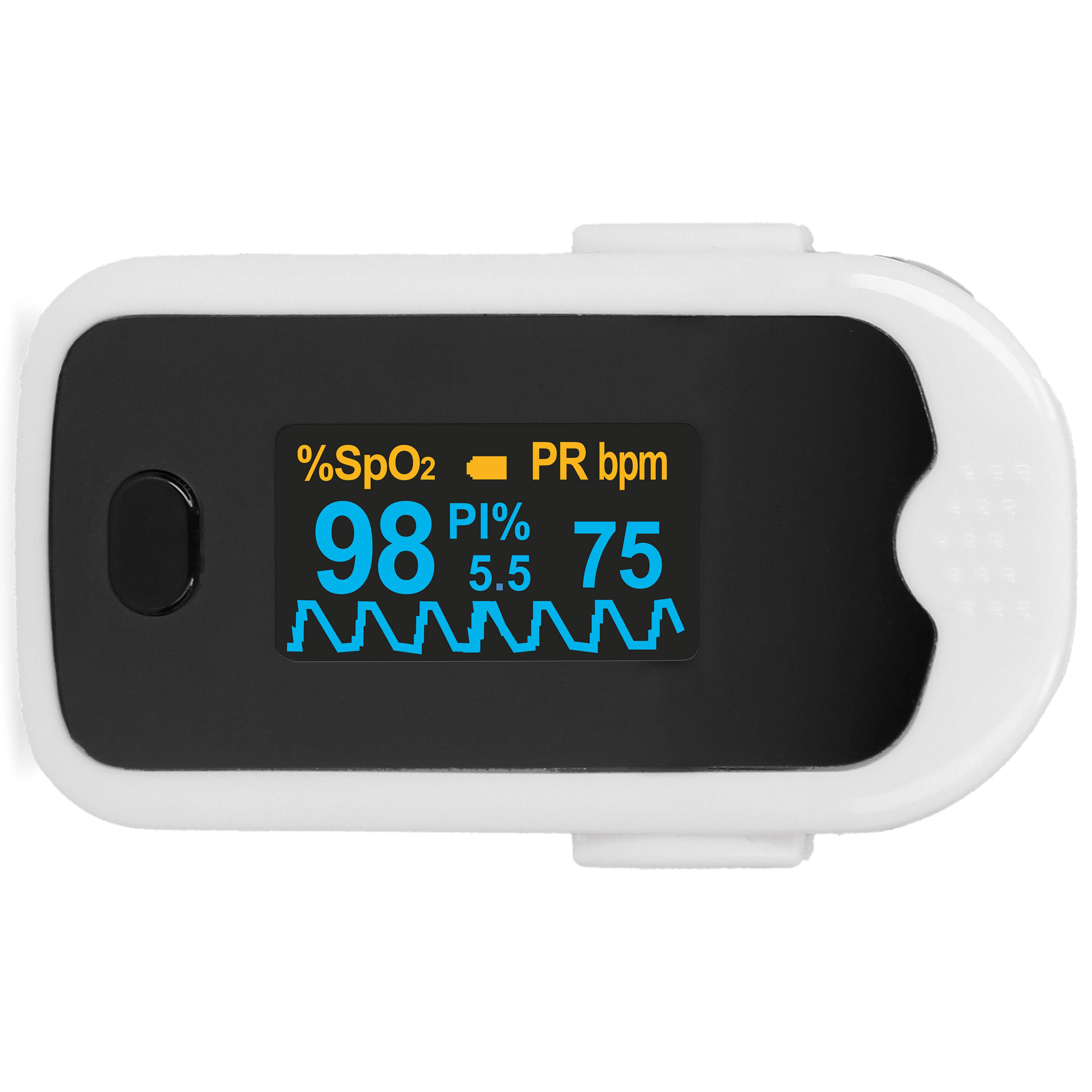 Alecto Oximeter Herzfrequenz Sauerstoffsättigung im Blut