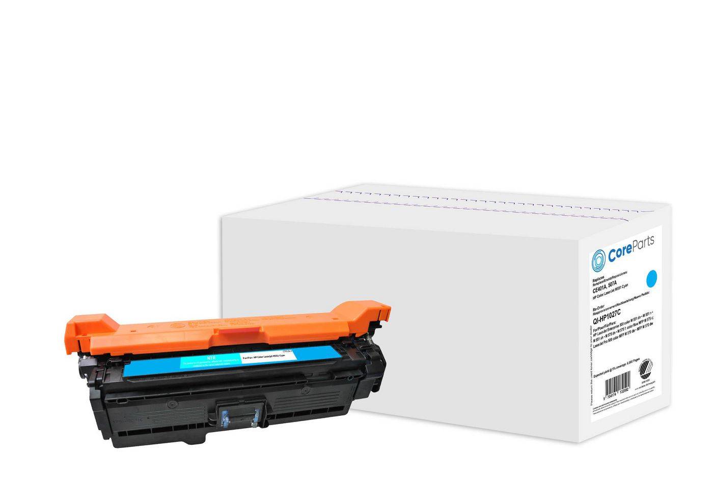 Cyan - kompatibel - Box - Tonerpatrone (Alternative zu: HP CE401A)