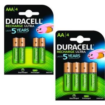 Duracell BUN0044A - Rechargeable battery - Nickel metal hydride (NiMH) - 1.2 V - 8 piece(s) - 70 mm