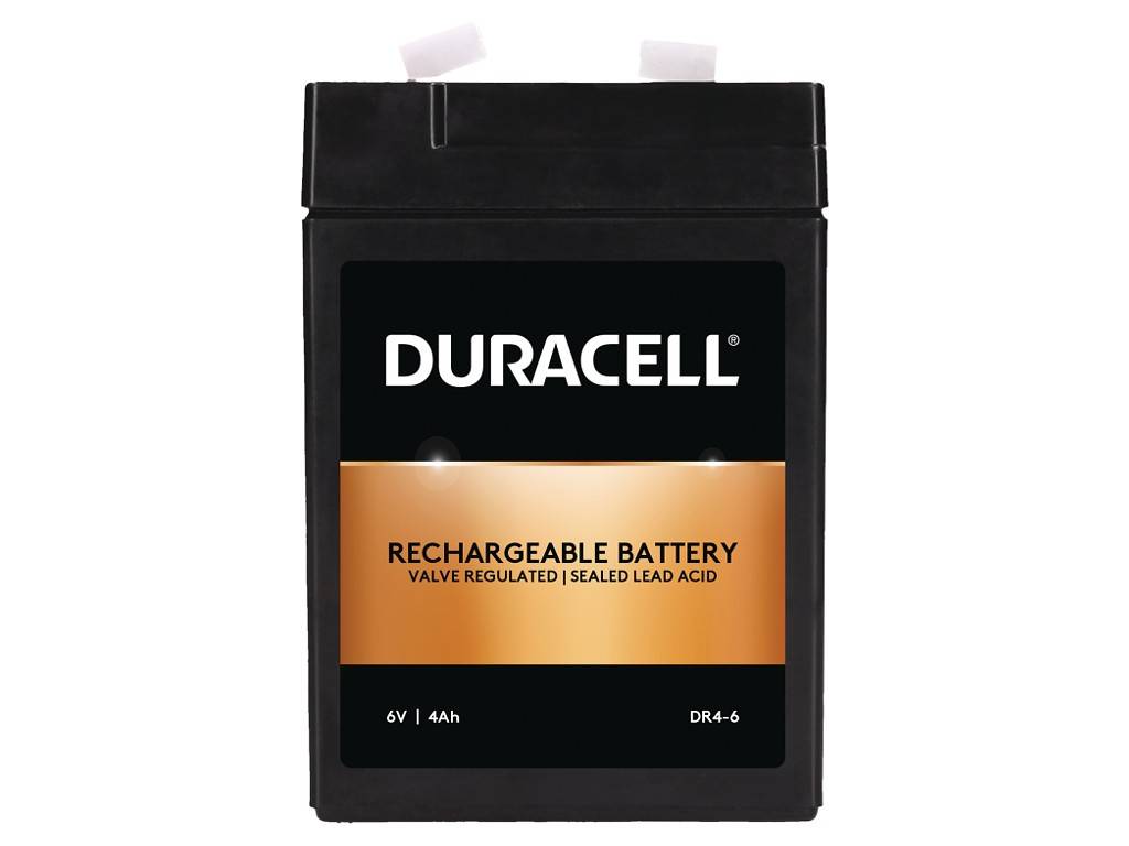 Duracell 6V 4Ah VRLA Security Battery Security & Alarm Systems