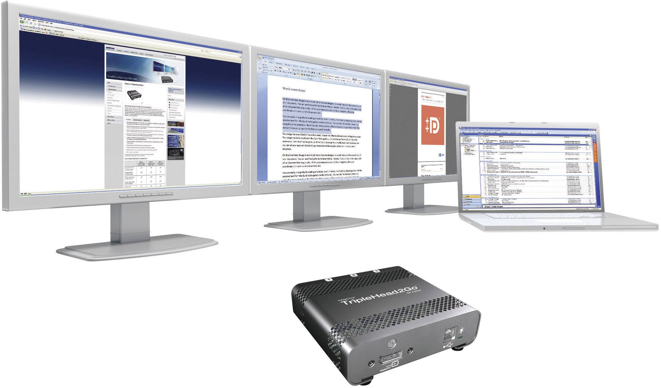 Matrox Externe Grafikkarte       DisplayPort