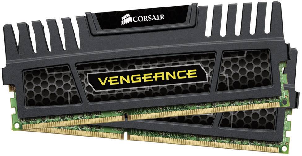 Corsair PC-Arbeitsspeicher Kit Vengeance CMZ4GX3M2A1600C9 4 GB 2 x 2 GB DDR3-RAM 1600 MHz CL9 9-9-24
