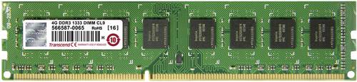 Transcend JetRAM PC Arbeitsspeicher Modul DDR3 4GB 1 x 4GB 1333MHz 240pin DIMM CL9 JM1333KLN 4G  - Onlineshop Voelkner