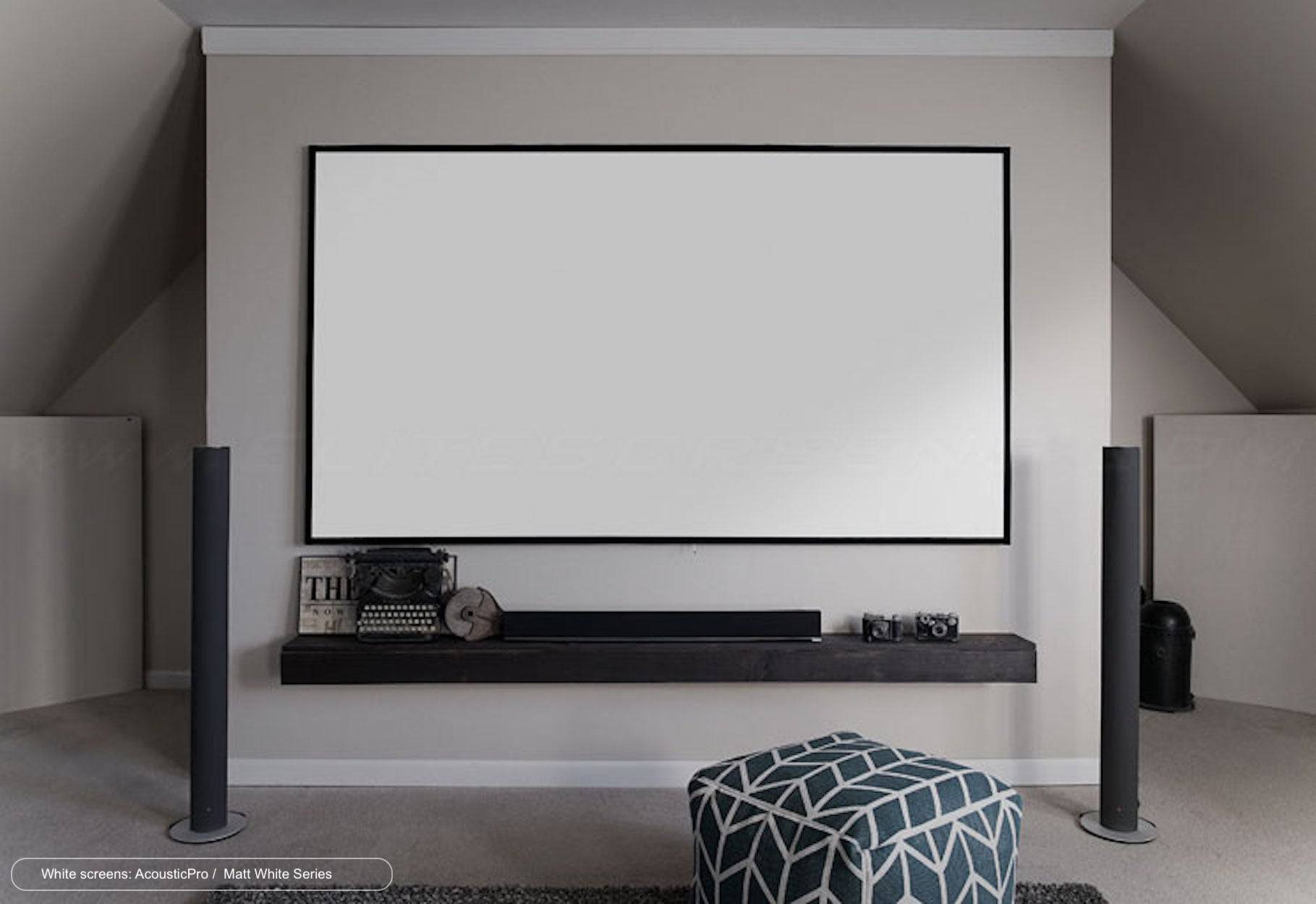 AEON EDGE FREE - RAHMENLEINWAND-16:9 / CineWhite® A8K / 244 x 137 (110")-StarBright CLR®- Elite Screens Leinwand