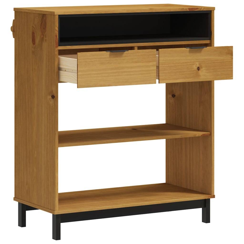 vidaXL Bartisch FLAM 92x45x110 cm Massivholz Kiefer