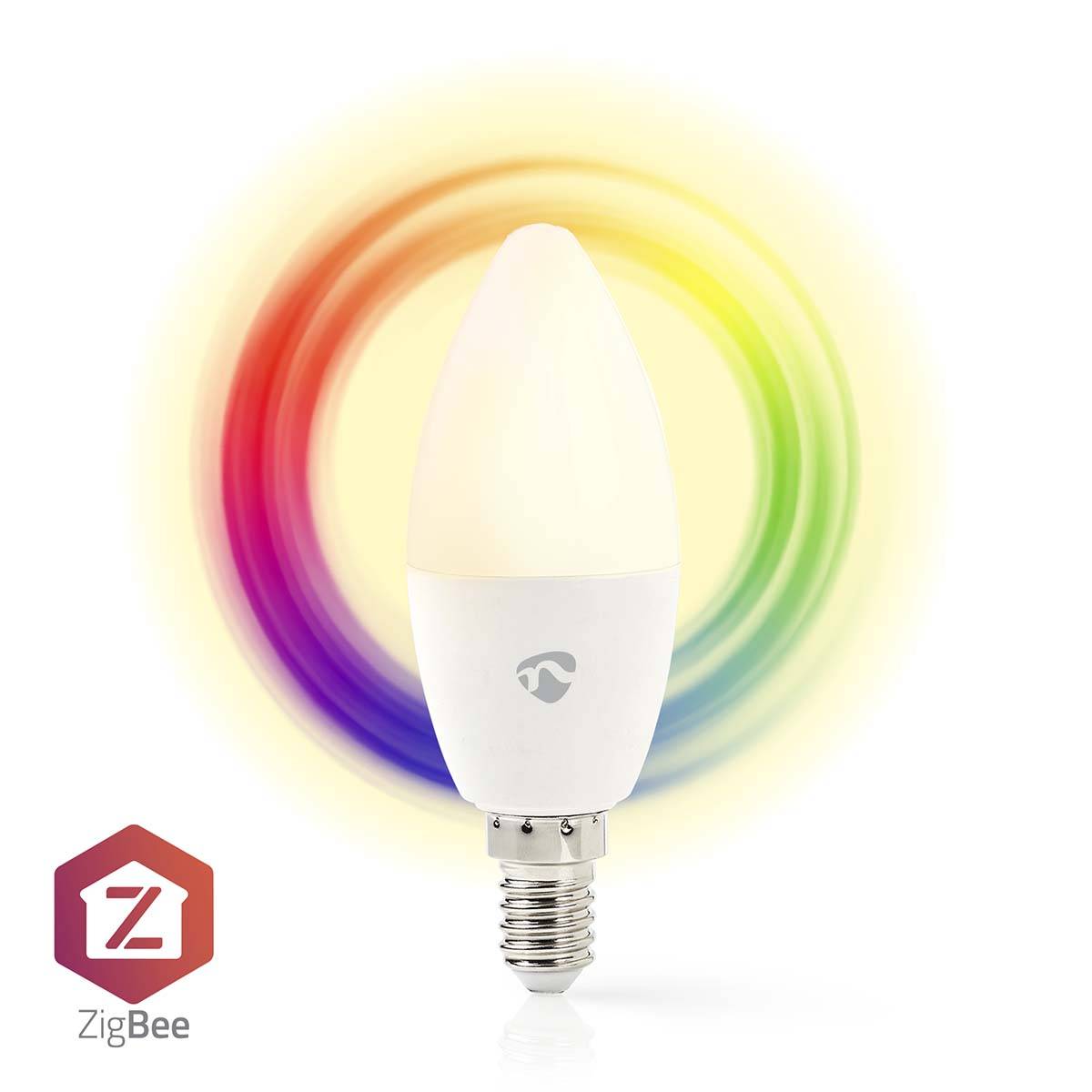 Nedis SmartLife Vollfärbige LED-Lampe | ZBLC10E14 | Weiss