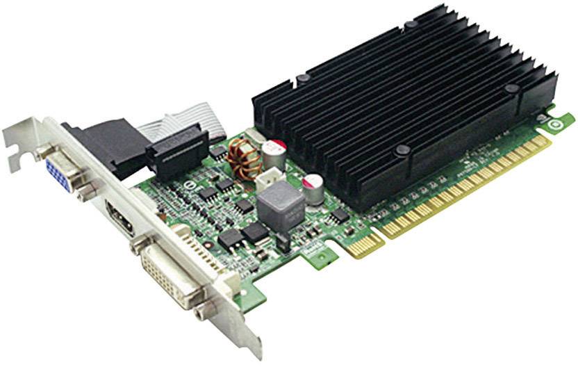 EVGA Grafikkarte Nvidia GeForce GT210 1 GB DDR3-RAM PCIe x16 DVI, VGA, HDMI® Passiv gekühlt