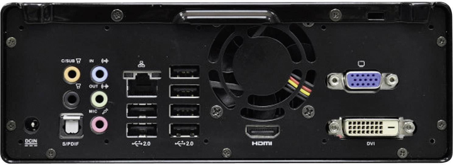 ASRock Mini PC ION 3D 152B/B () Intel® Atom® D525 2 GB RAM 320 GB HDD ION 3D 152B/B