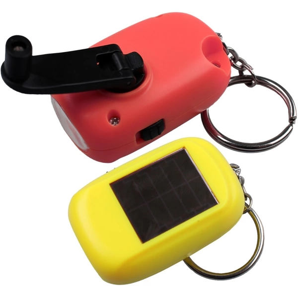 Hückmann Kurbelleuchte Mini Solar Schlüsselanhänger SB-1098 Hückmann Kurbelleuchte Mini Solar Schlüsselanhänger SB-1098