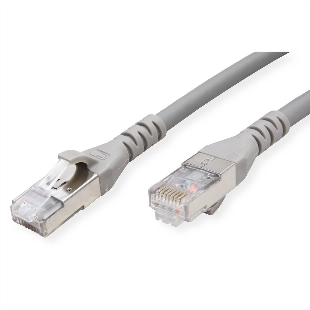 METZ CONNECT Patchkabel Cat.6A AWG 26, LSOH, grau, 2,5 m