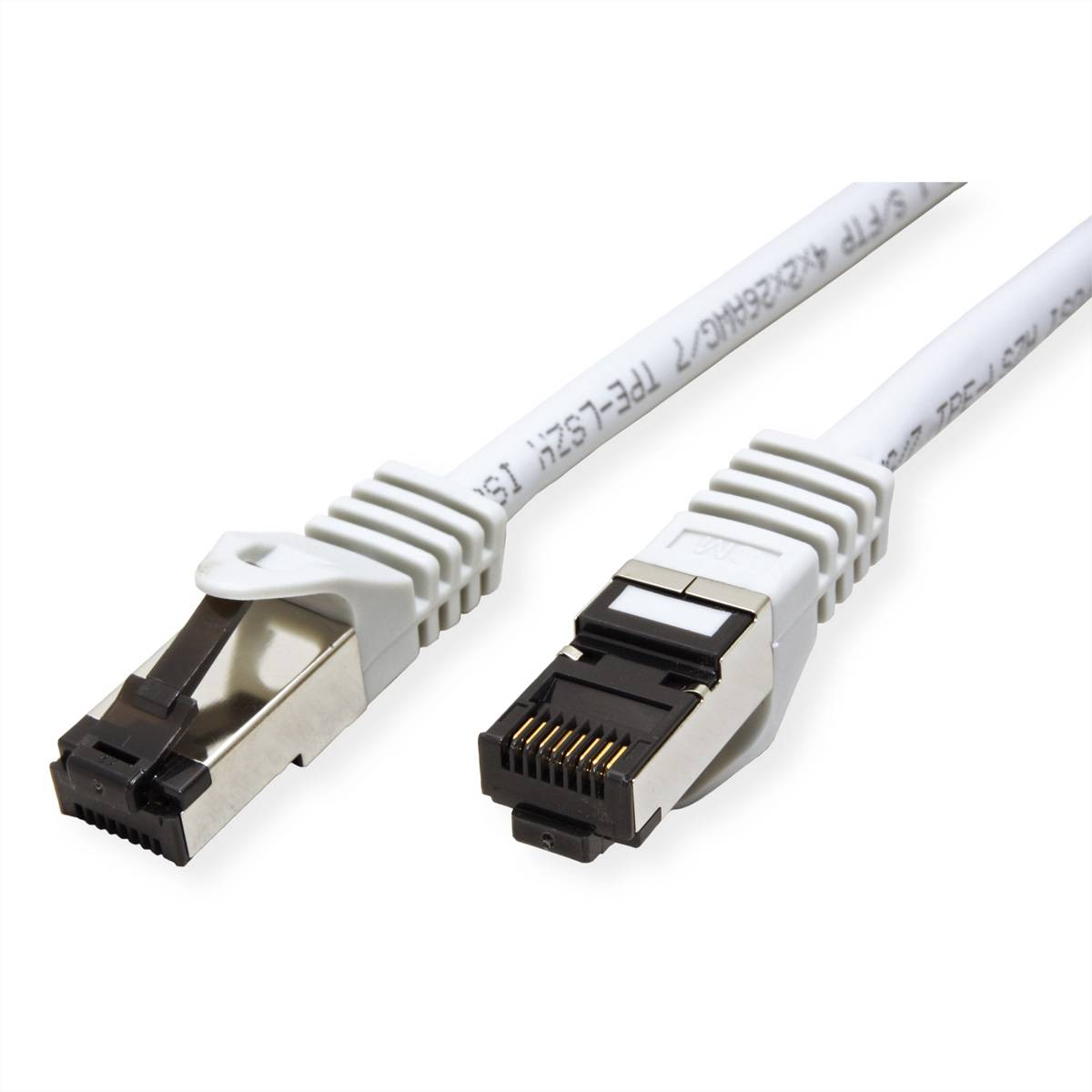 VALUE S/FTP-(PiMF-) Patchkabel Kat.8 (Class I), LSOH, Litzendraht, grau, 2 m