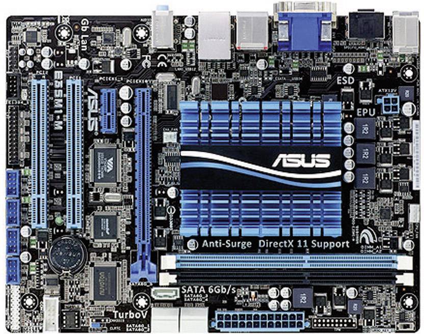 Asus E35M1-M Mainboard AMD® E-350 Prozessor mit 2x 1,6 GHz