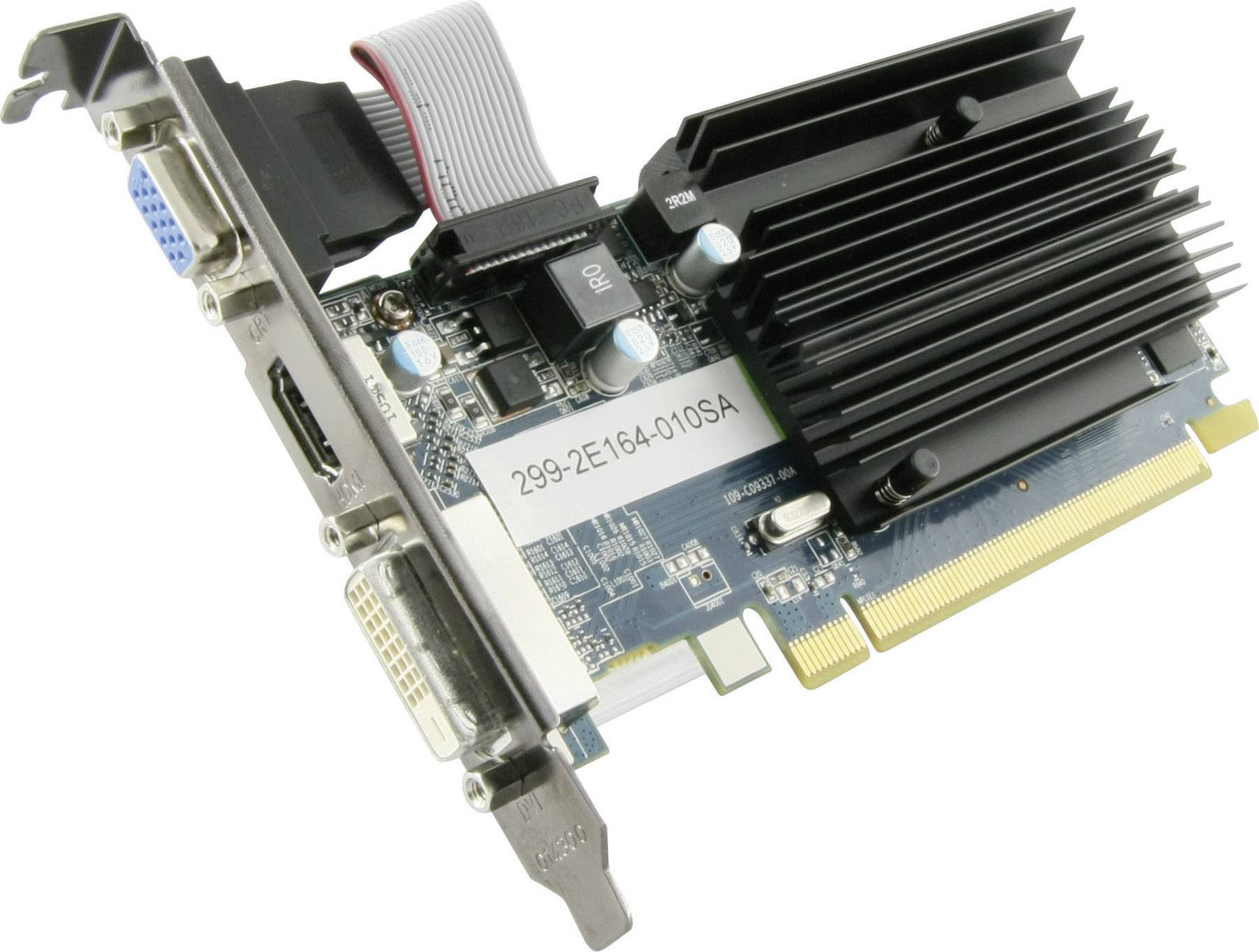 Sapphire Grafikkarte AMD Radeon HD6450 1GB DDR3-RAM PCIe x16 HDMI®, DVI, VGA