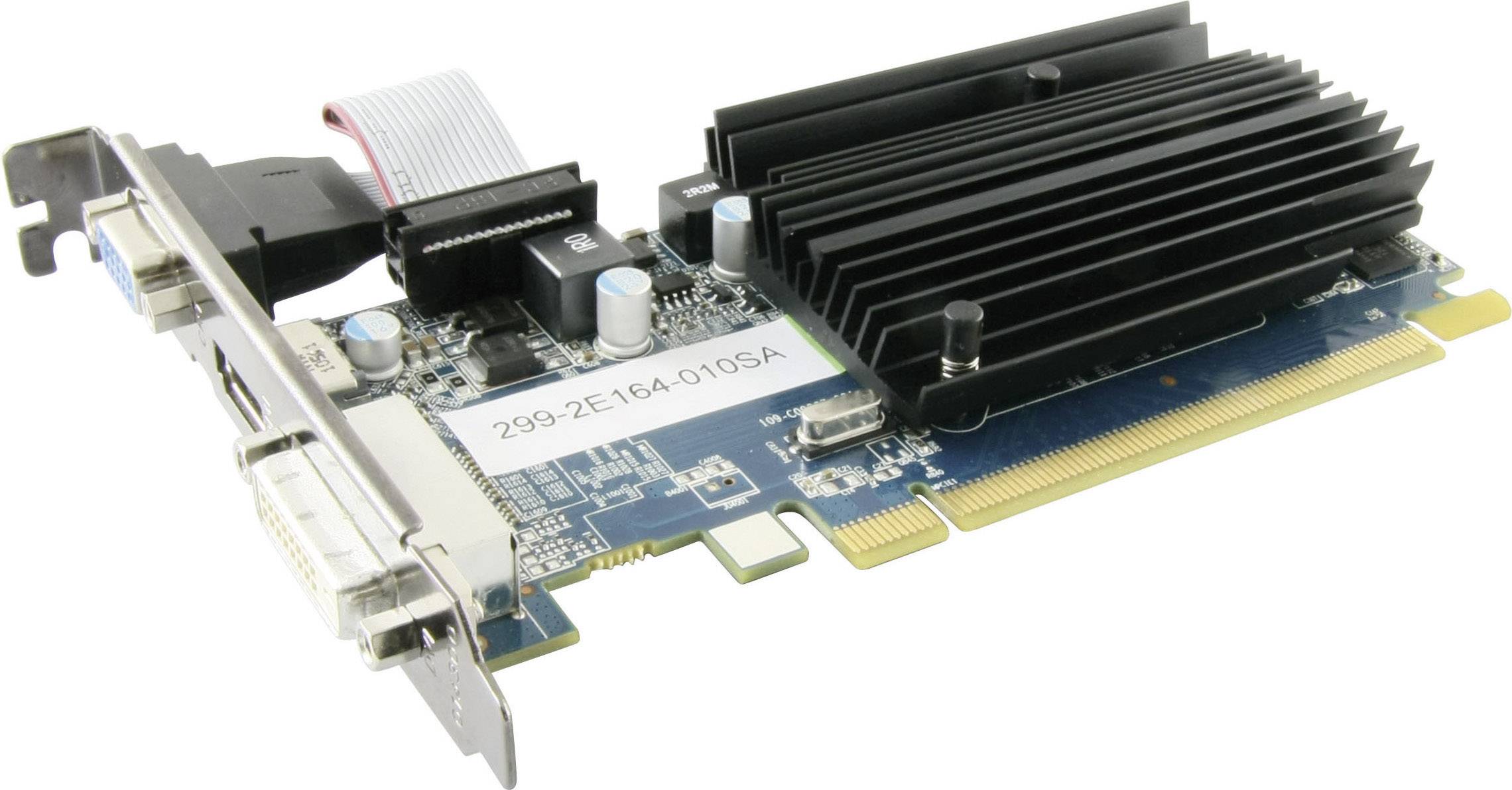 Sapphire Grafikkarte AMD Radeon HD6450 1GB DDR3-RAM PCIe x16 HDMI®, DVI, VGA