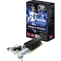 Sapphire Grafikkarte AMD Radeon HD6450 1GB DDR3-RAM PCIe x16 HDMI®, DVI, VGA Sapphire Grafikkarte AMD Radeon HD6450 1GB DDR3-RAM PCIe x16 HDMI®, DVI, VGA