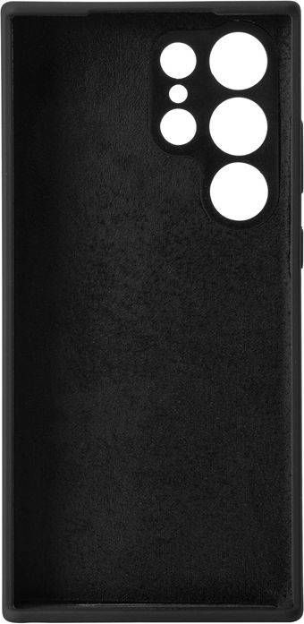 eSTUFF Samsung Galaxy S23 Ultra MADRID Silicone Cover - Black