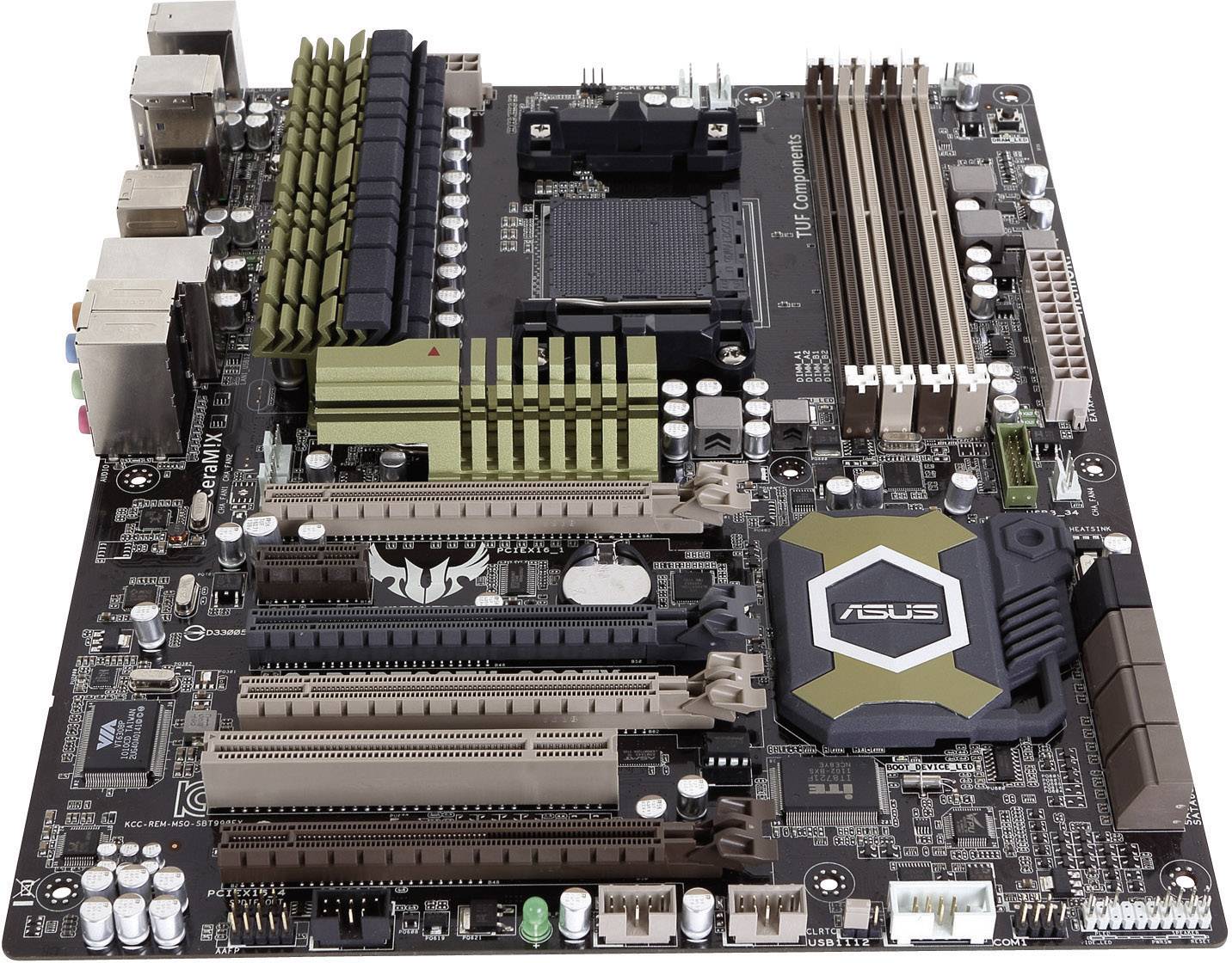 Asus Sabertooth 990FX Mainboard Sockel (PC) AMD AM3+ Formfaktor (Details) ATX Mainboard-Chipsatz AMD® 990FX