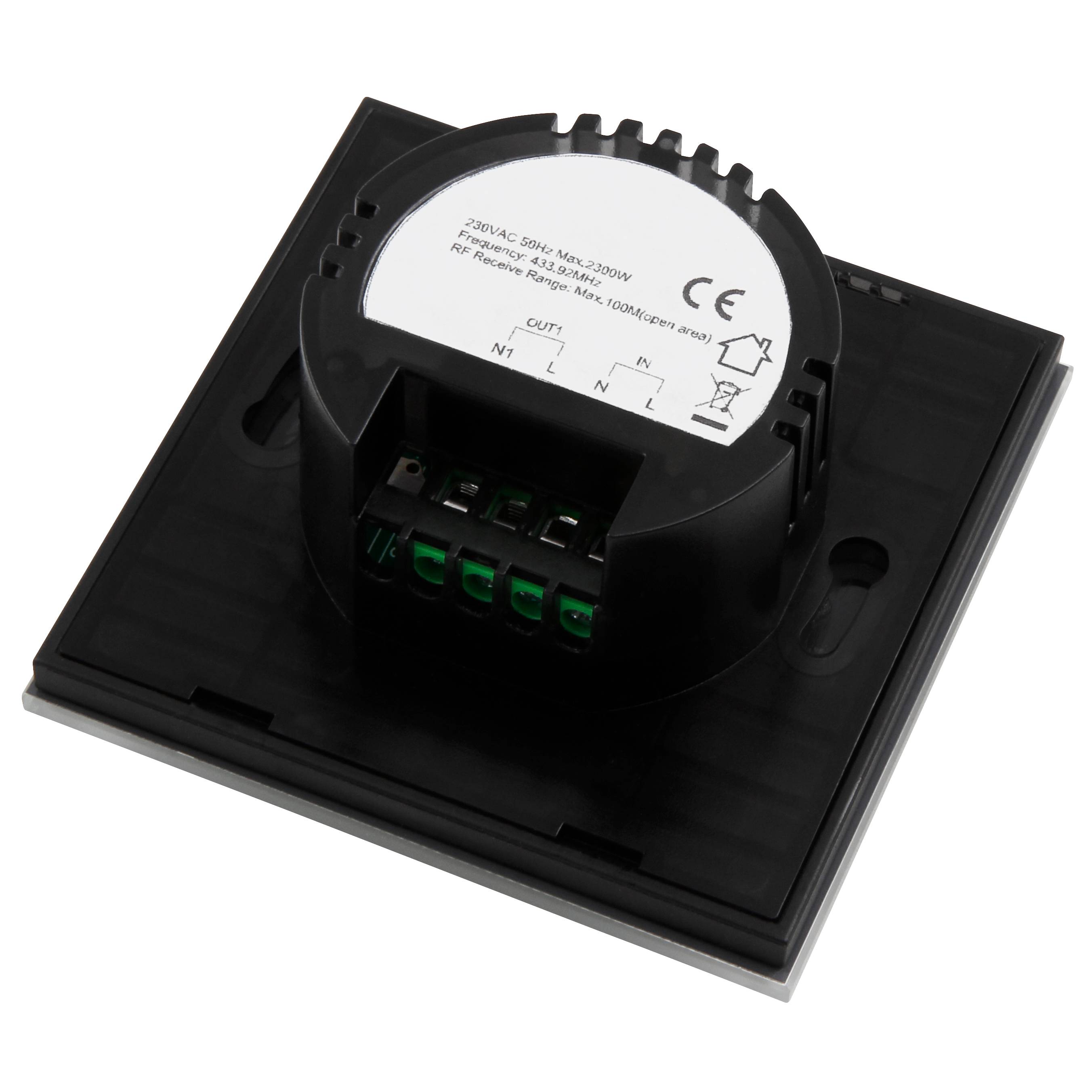 Touch Funk-Wandschalter McPower "Comfort" max. 100m, 1-Kanal