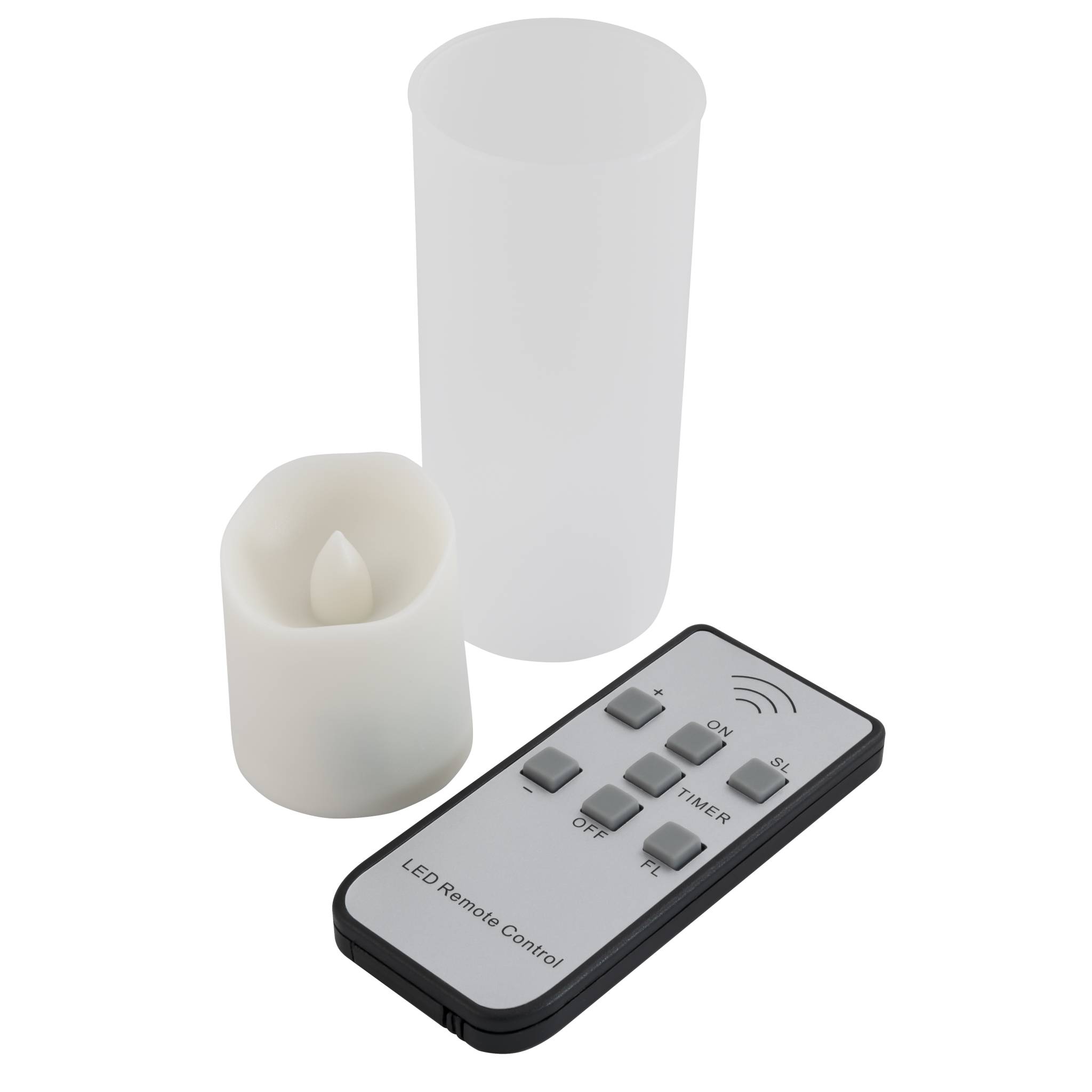 6er Set LED Kerzen McShine "LC-06", inkl. Fernbedienung, Netzteil + Ladestation