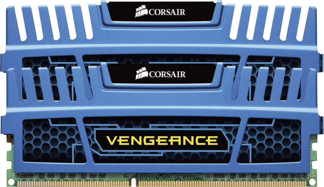 Corsair Vengeance Blue PC-Arbeitsspeicher Kit 8 GB 2 x 4 GB 1600 MHz 240pin DIMM CL9 9-9-24 CMZ8GX3M2A1600C9B
