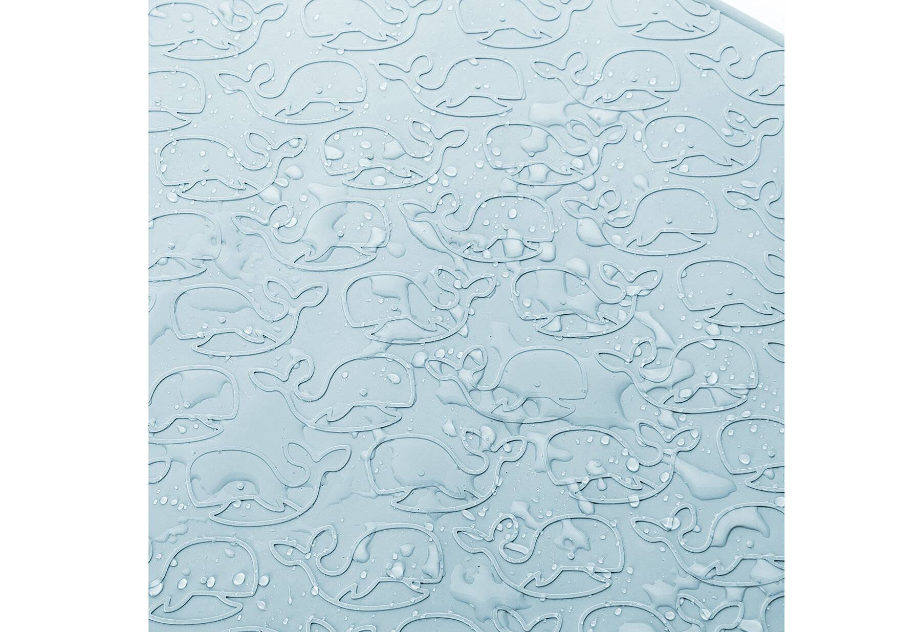 MyHappyBath Mat XL - Baby Badewannenmatte Anti-Rutsch-Oberfläche mit Walmotiven, 97 x 36
