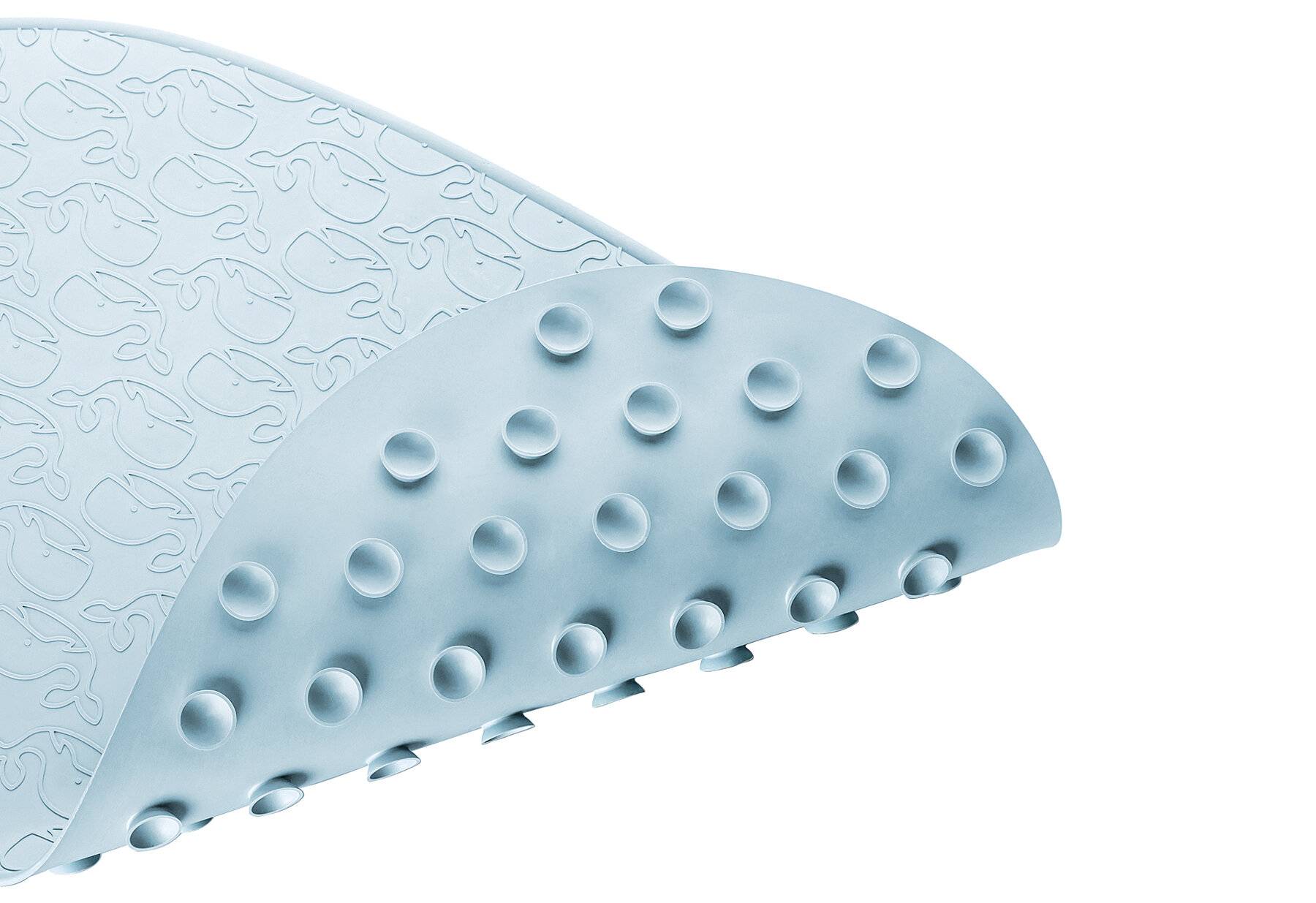 MyHappyBath Mat XL - Baby Badewannenmatte Anti-Rutsch-Oberfläche mit Walmotiven, 97 x 36